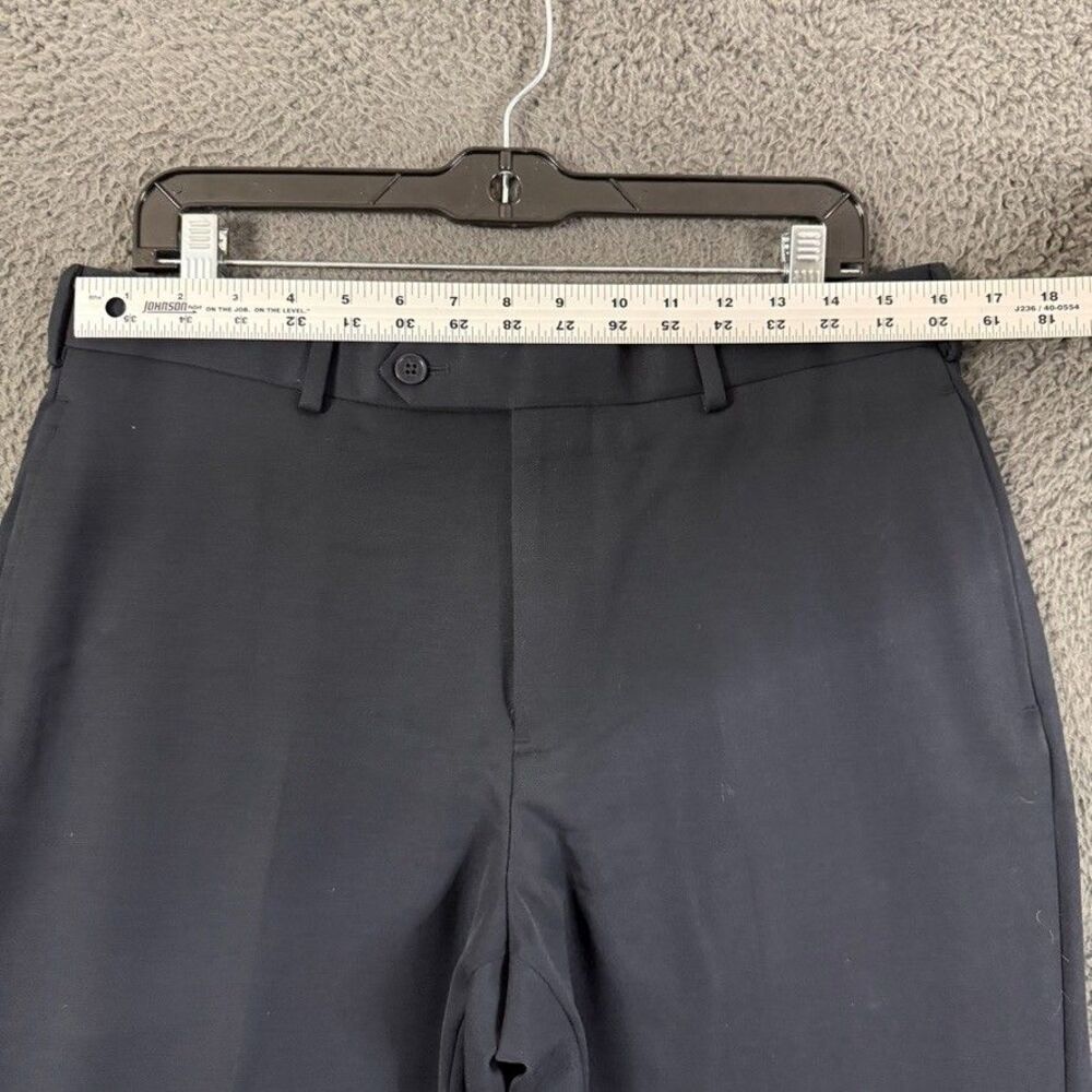 Brooks Brothers Pants Mens 34x30 Blue Madison Fit Dress Slacks Wool Formal - Picture 6 of 12